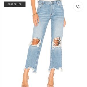 Free People Maggie Straight Jean in Light Denim